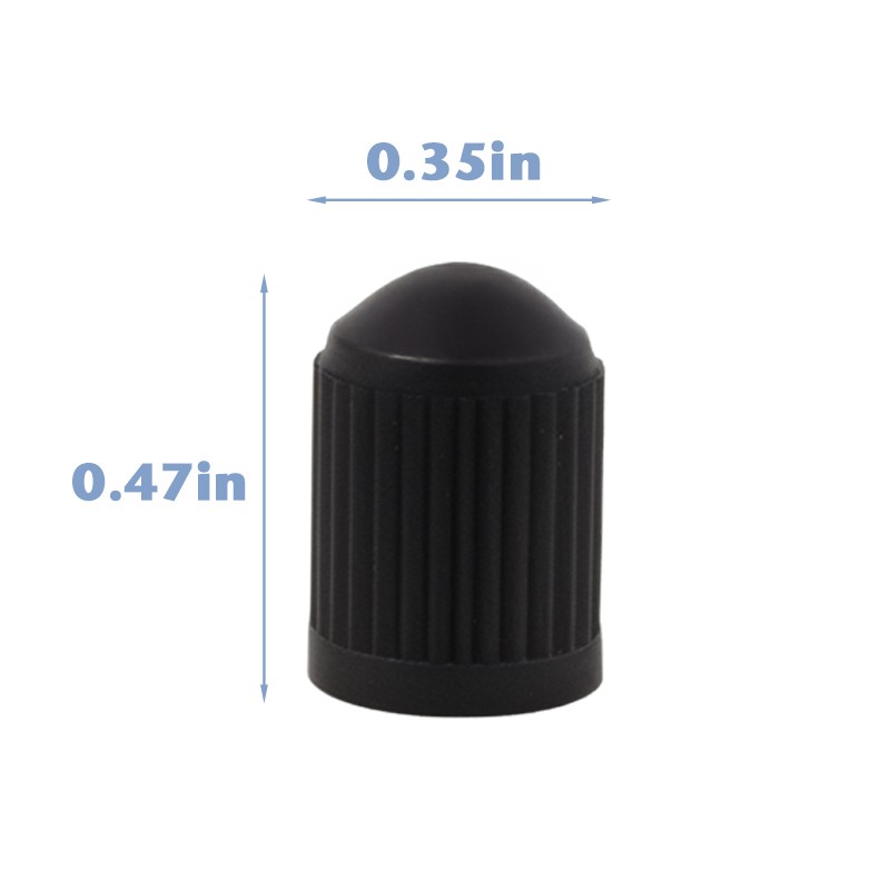 New 100 Pcs Plastic Car Tire Rim Valve Stems Wheel Tyre Air Caps Dust Cover