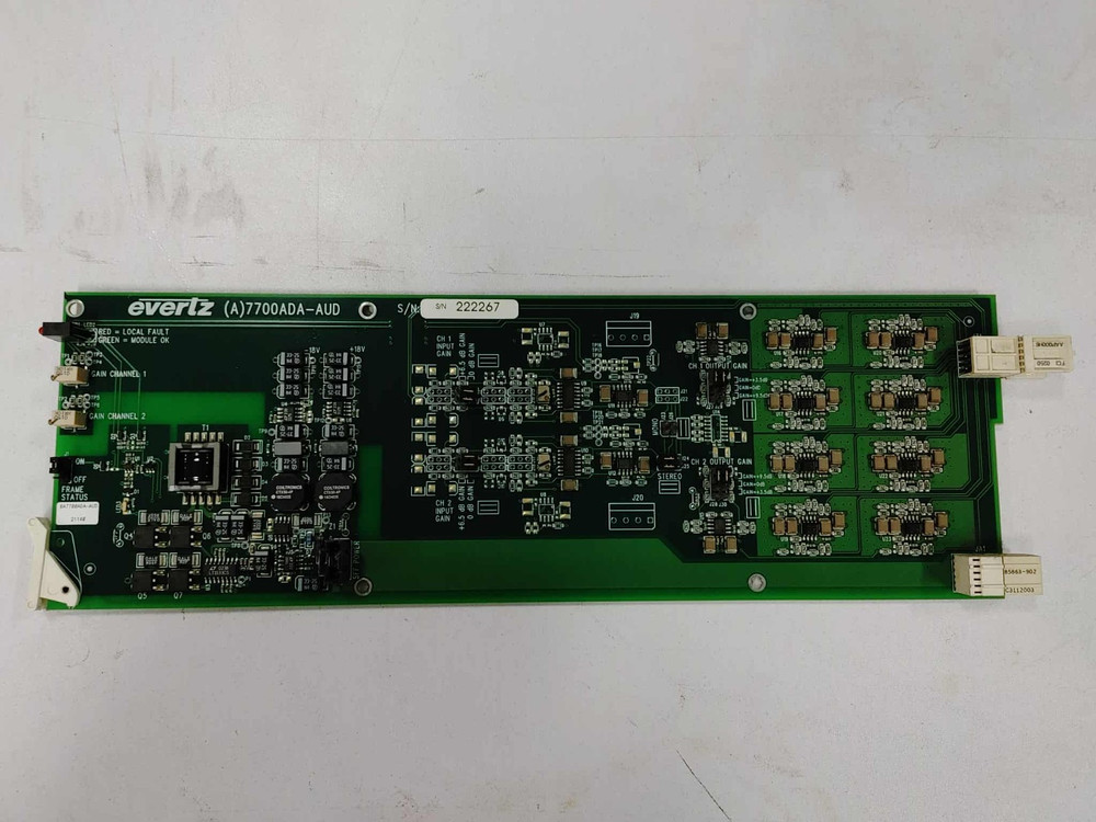 Evertz 7700ADA-AUD Balanced Analog Audio Distribution Amplifier