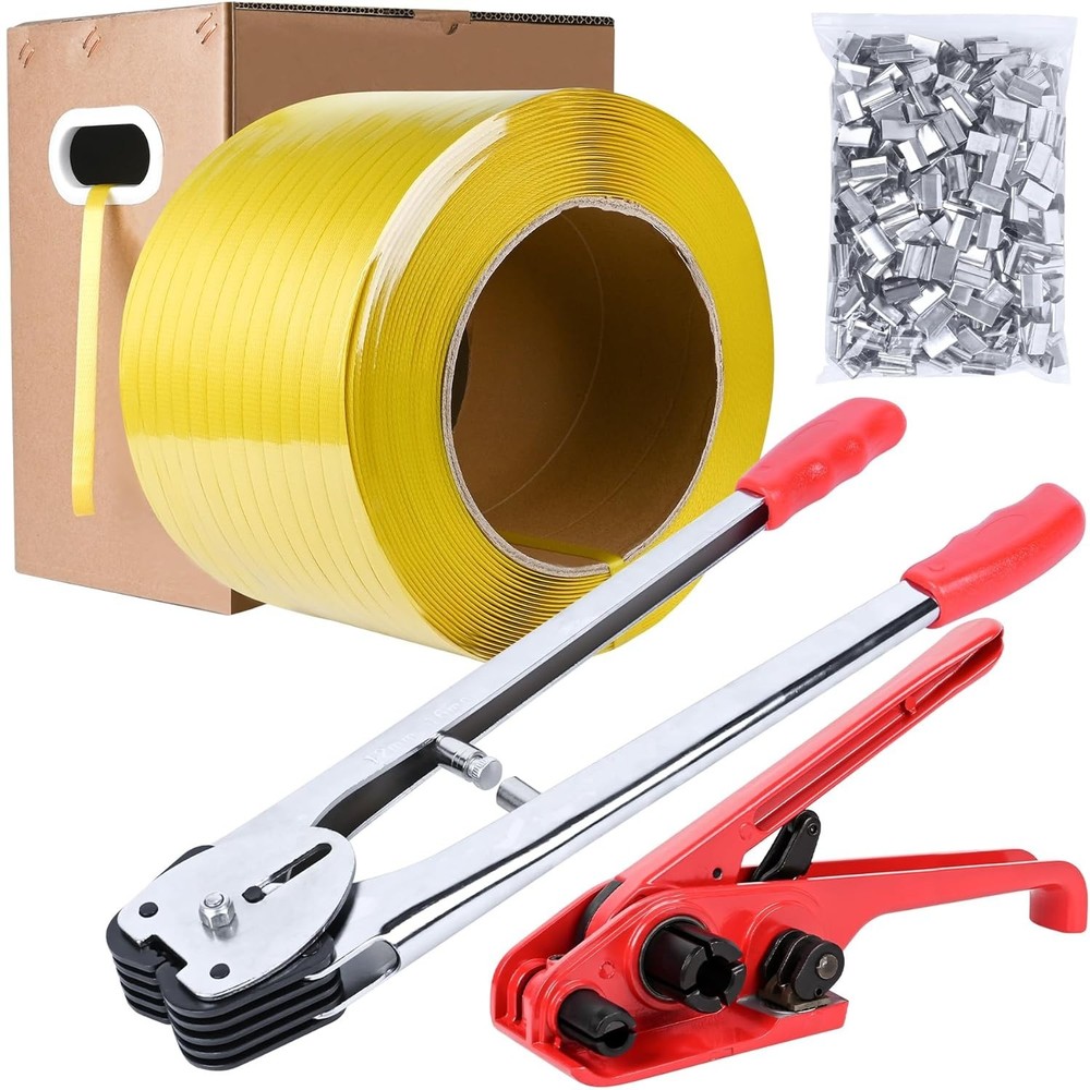 Red Packaging Strapping Bundle for Pallets & Logistics