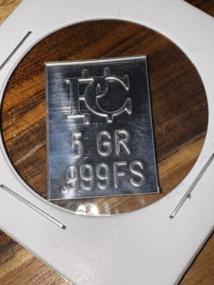 5 Grain Silver Bar - .999 Pure Silver