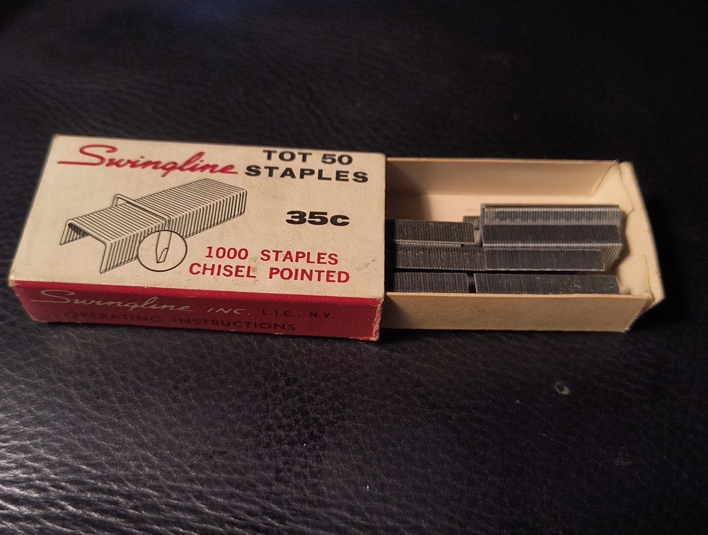 Swingline Tot 50 Staples Open Box