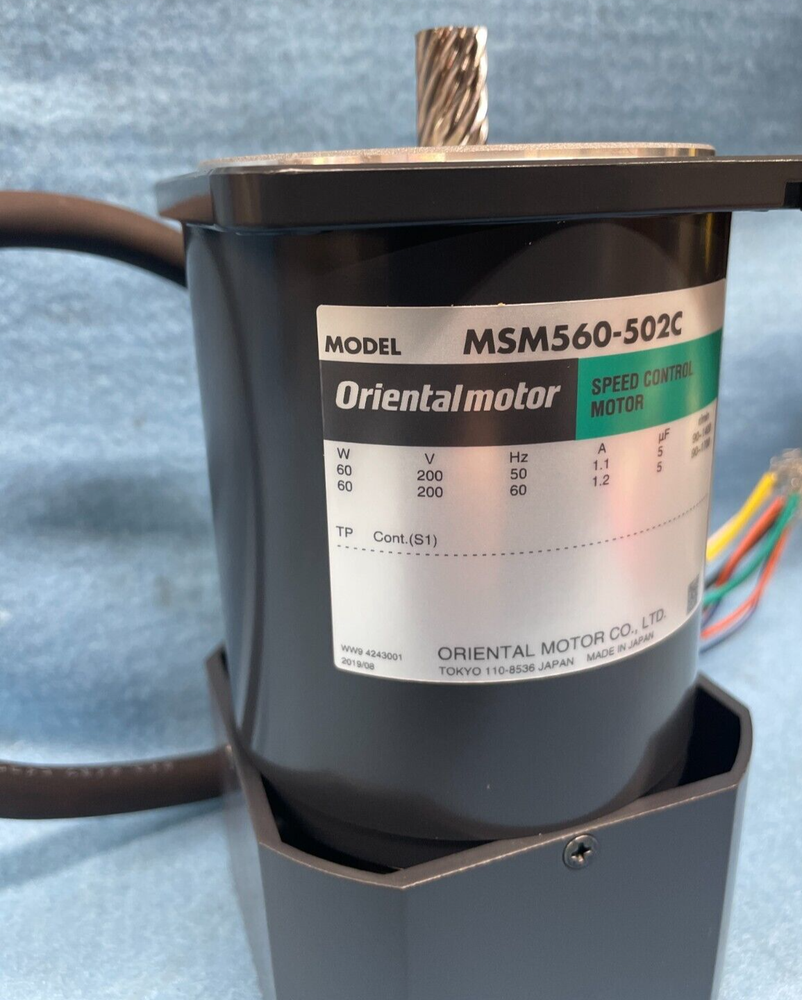 ORIENTAL MOTOR SPEED CONTROL MOTOR MSM560-502C