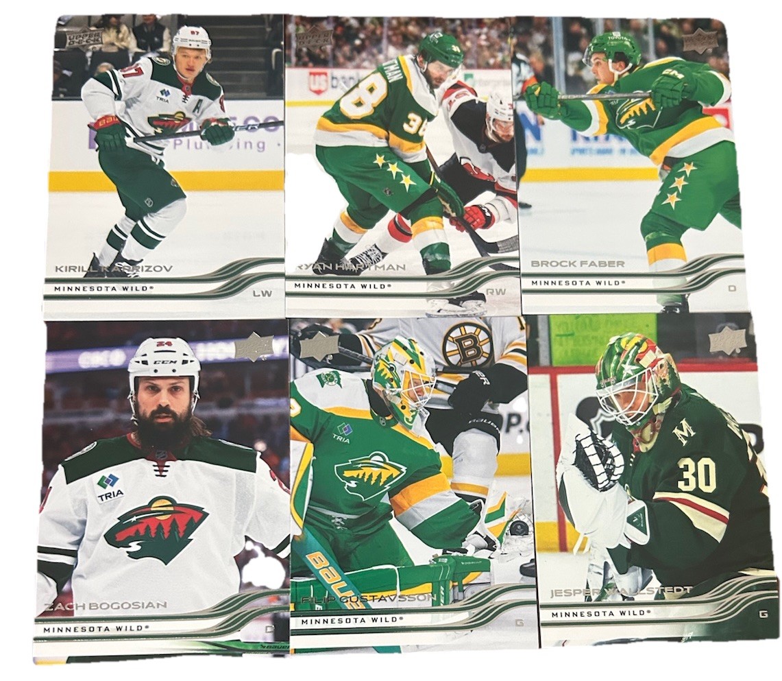 Minnesota Wild 2025-26 UD Series 2 Team Set (6 Cards) Kaprizov