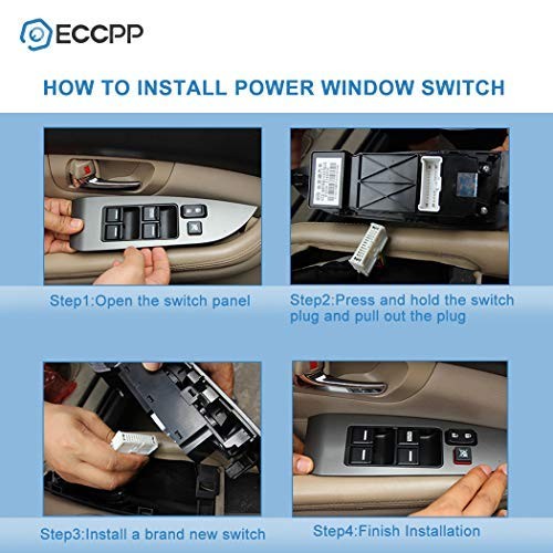 BriSunshine Power Window Switch Door Lock Switch Front Driver’s Side