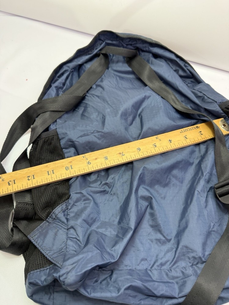 J. Crew Navy Lightweight Backpack Packable for Travel Hiking