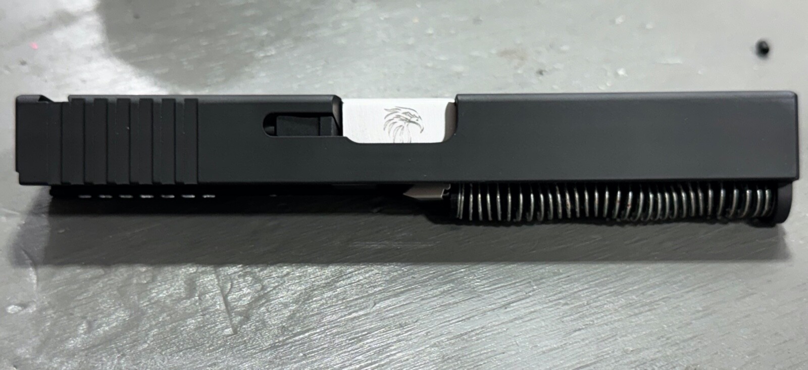 Glock 17 complete slide  stainless steel match grade barrel & complete UPK- #89