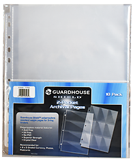 Guardhouse Shield 2 Pocket Polypropylene Pages - 10 pack