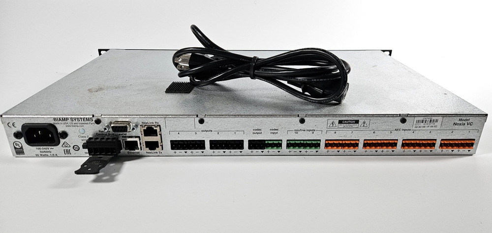 Biamp Systems Nexia VC Digital Audio Signal Processor -Working