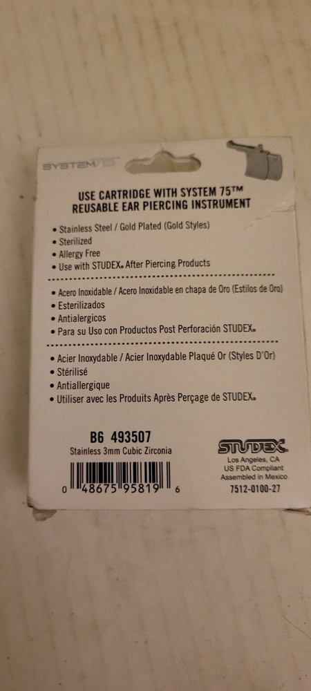 studex system75 do it yourself ear piercing