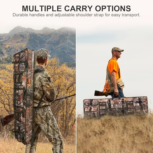 Double UTV Tool Carrier Soft Case, Quick Release Hunting Tool Bag Camouflage