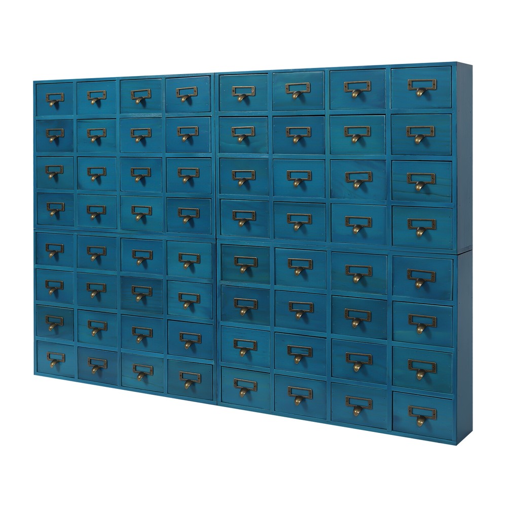 Storage Cabinet, 64-Drawer Storage Box, 4 PCS Drawer Cabinets