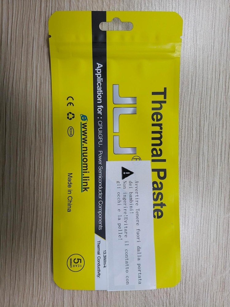 Safe and Durable 80g Thermal Compound for CPUs and GPUs - Effortless Application