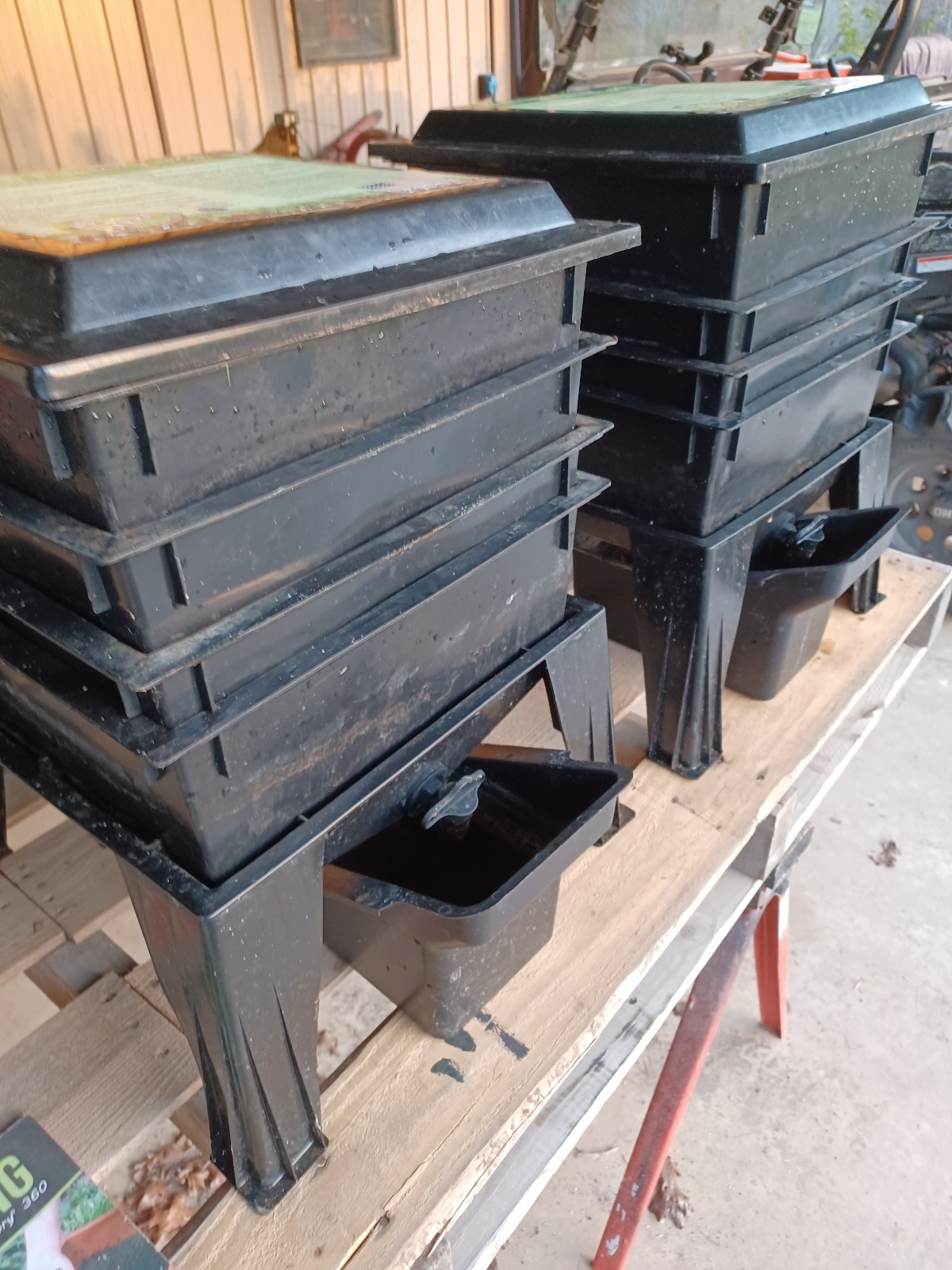 !!!! WORM FACTORY 360 UPWARD COMPOSTERS 2 OF THEM !!!!!