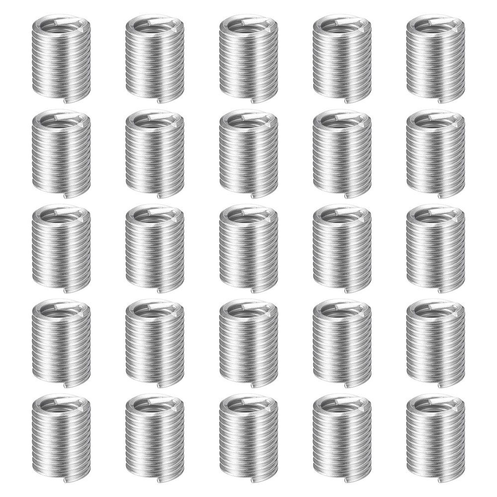 25pcs Wire Thread Inserts M4 x 0.7 x 2.5D Metric Helical Threaded Sleeve