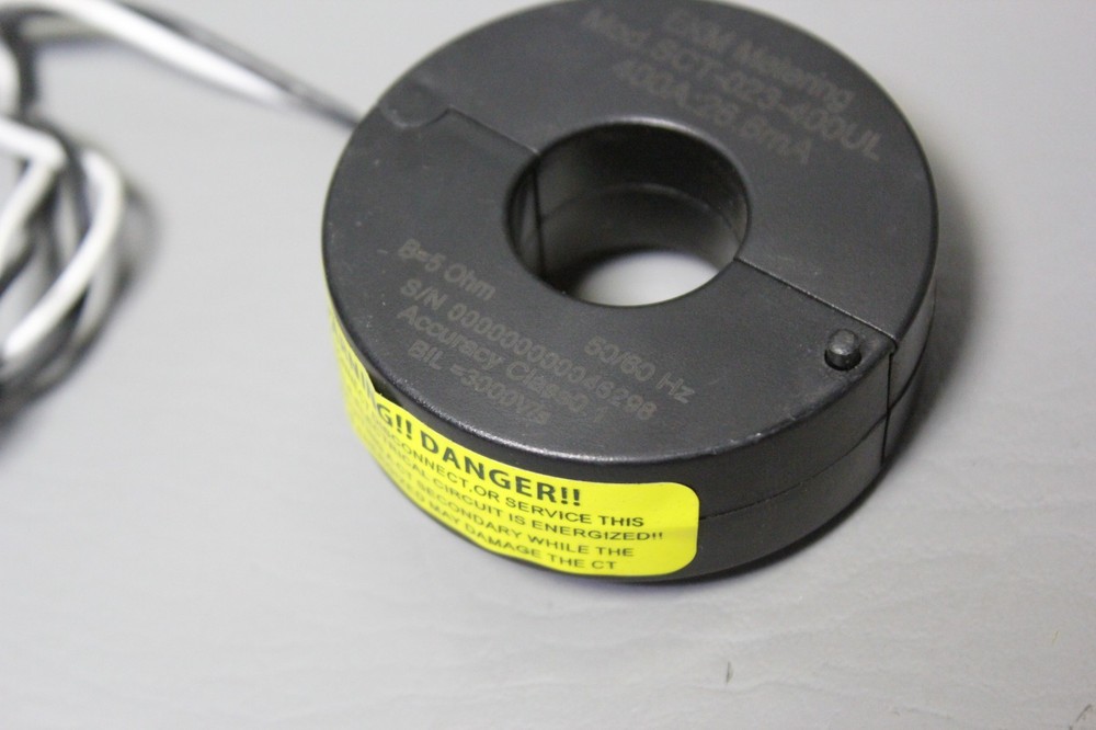 EKM METERING SPLIT CURRENT TRANSFORMER SCT-023-400UL 400A 26.6mA