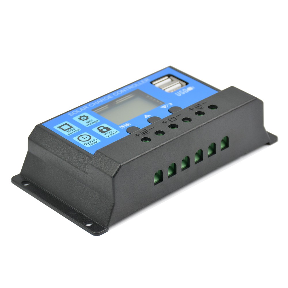 60A MPPT Solar Panel Regulator Charge Controller 12V/24V Auto Focus Tracking