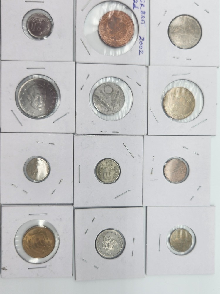 30 Foreign Coins From Various Locations