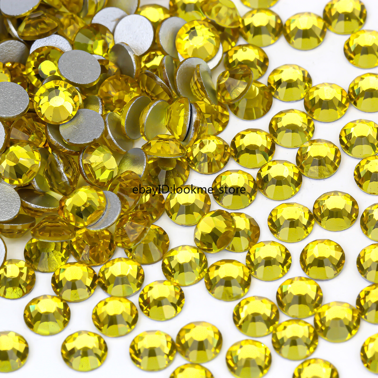 Non Hotfix Crystal Glass Rhinestones Flatback Nail Art Gems 3D Glitter Art Deco