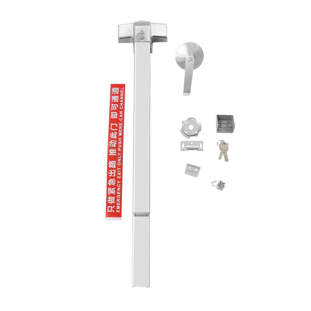 Commercial Door Push Bar Exit Panic Device Lock Emergency Hardware Latches Tool