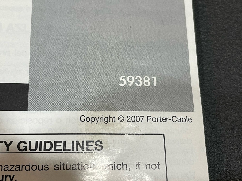 PORTER-CABLE #59381 Hinge Butt Router Template Kit - NEW