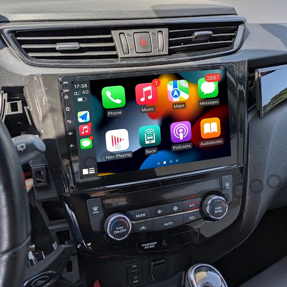 For Nissan Rogue 2013 2014 2015 2016 2017 CarPlay Android14 Car Radio Stereo GPS