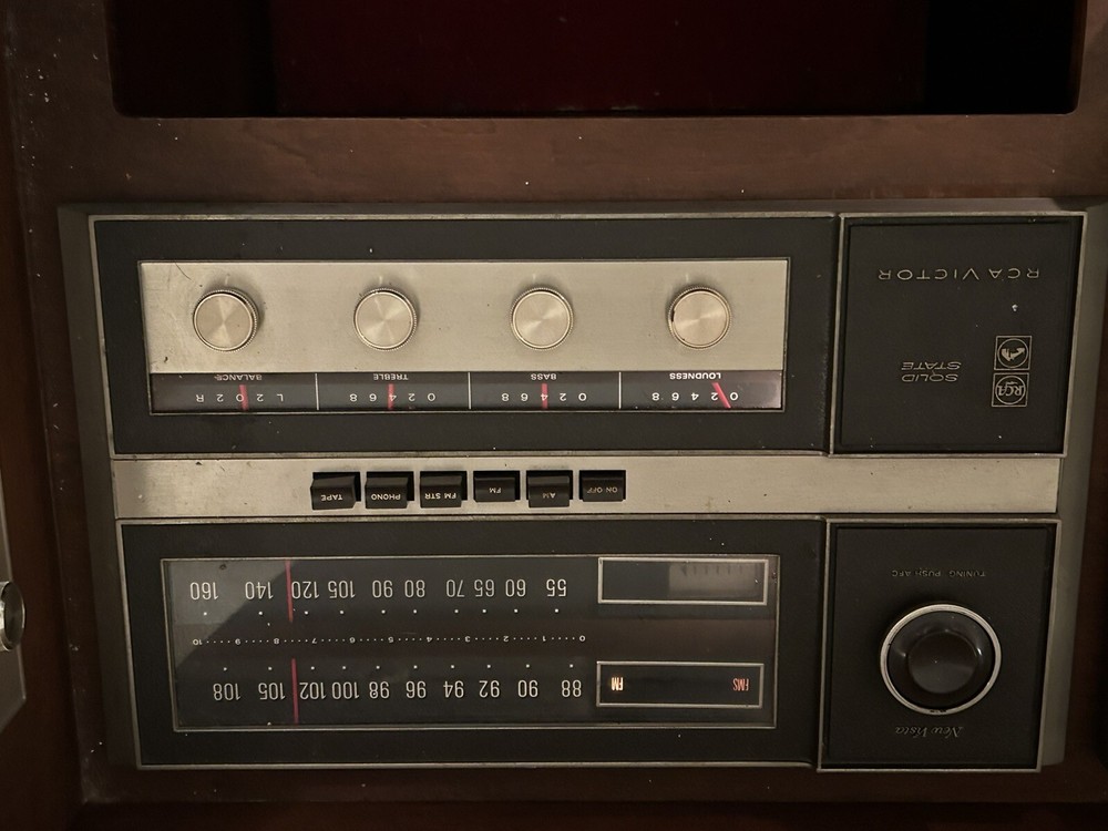 vintage rca victrola console