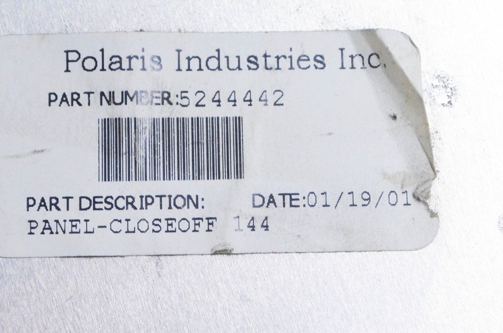 OEM Polaris 5244442 Closeoff Panel