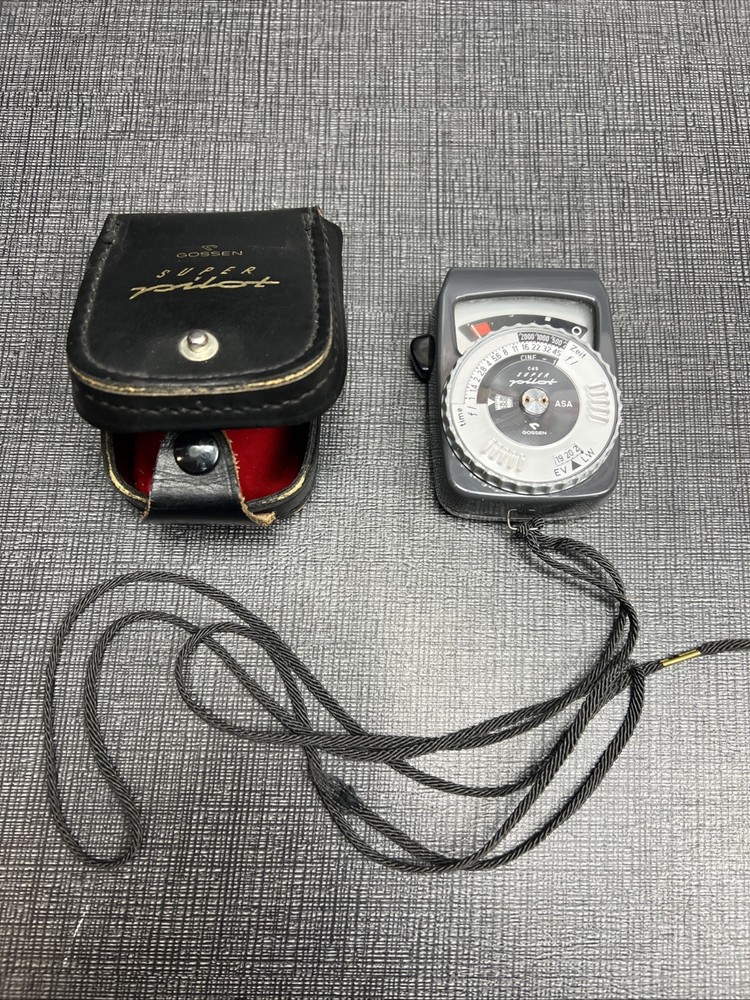 Gossen Super Pilot CdS Light Meter w/ Case - Untested