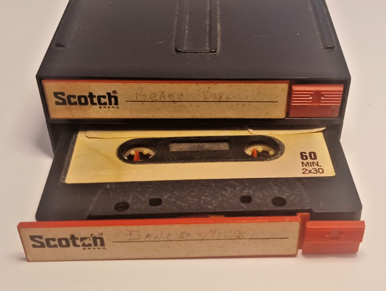 Vintage 3M Scotch CBOX Push-button Auto Eject Storage 2 Drawers w/2 Cassettes