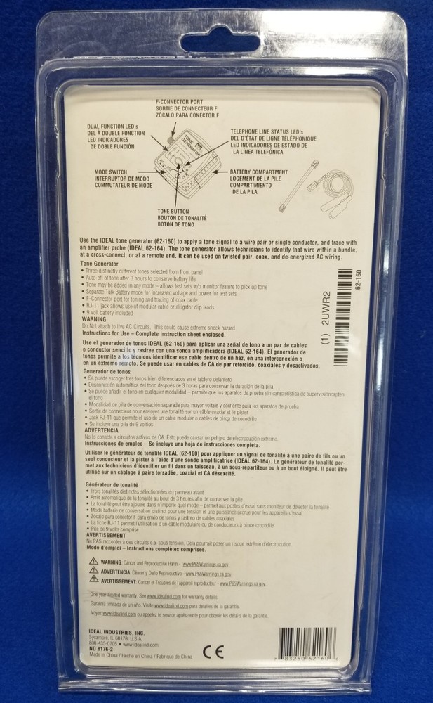 Ideal 62-160 Pro Tone Generator