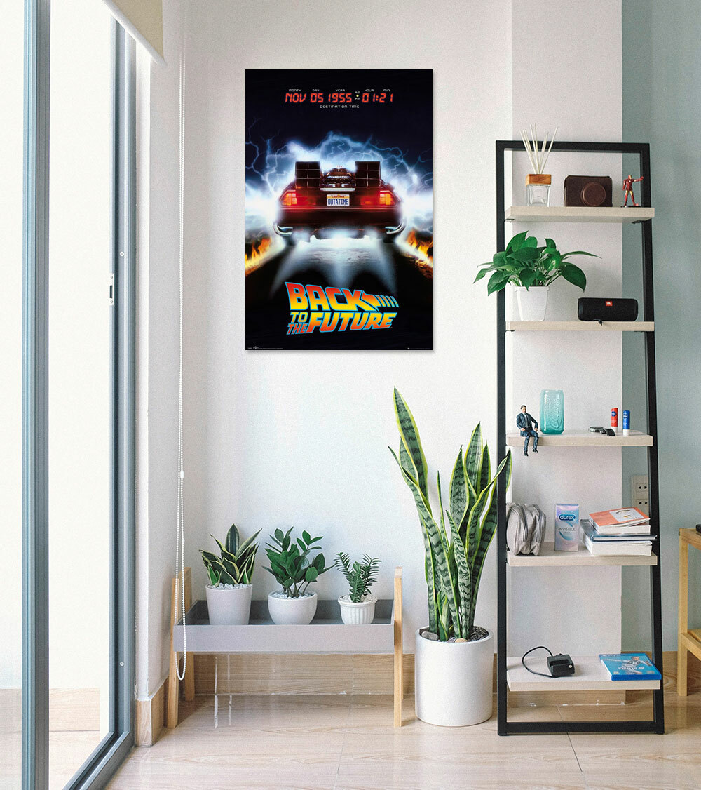 Back To The Future - Movie Poster (Delorean) (Size: 24" X 36")