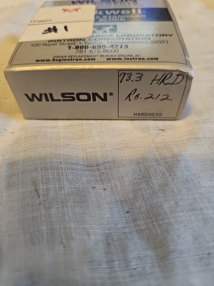 Wilson Rockwell Test Block #1