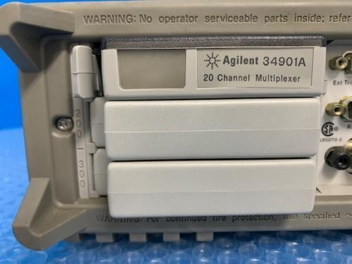 Agilent HP 34970A Data Acquisition Switch Unit Passes Self Test