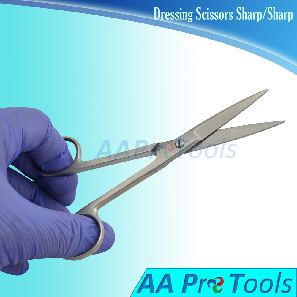 Dressing Nursing Surgical Scissors Sharp / Sharp Straight Operating Scissor 14cm