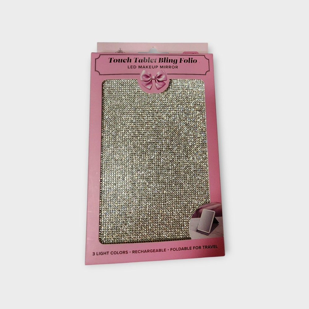 Impression Touch Tablet Bling Folio LED MAKEUP MIRROR
