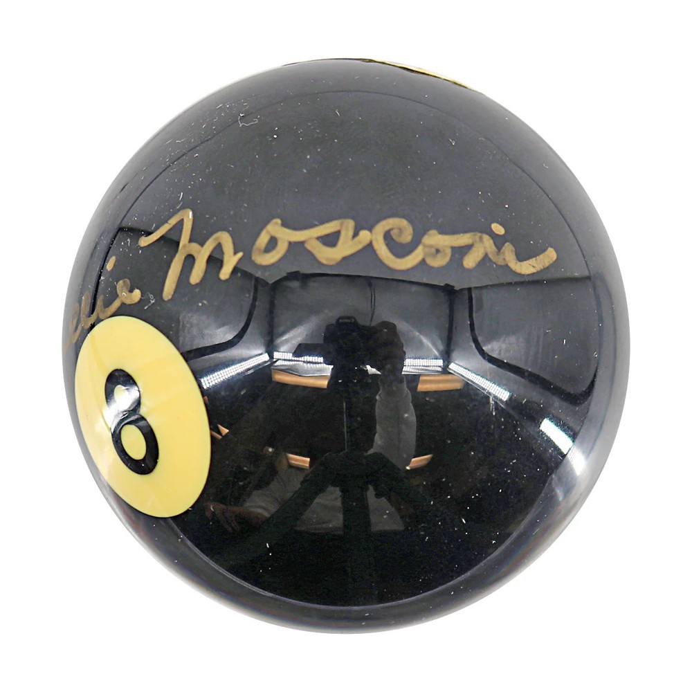 Willie Mosconi Autographed 8 Ball JSA COA