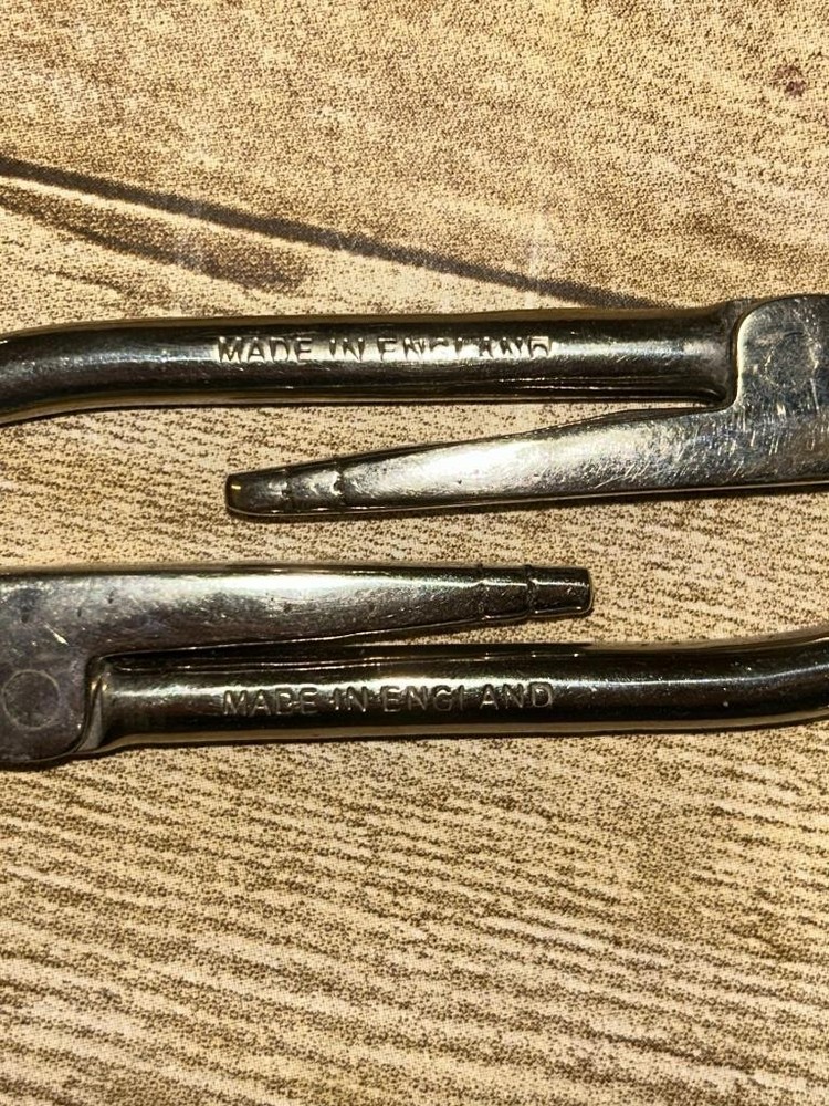 WW1 Military Campaign English Boot Jack & Boot Pulls - Button Hook & Hole Punch