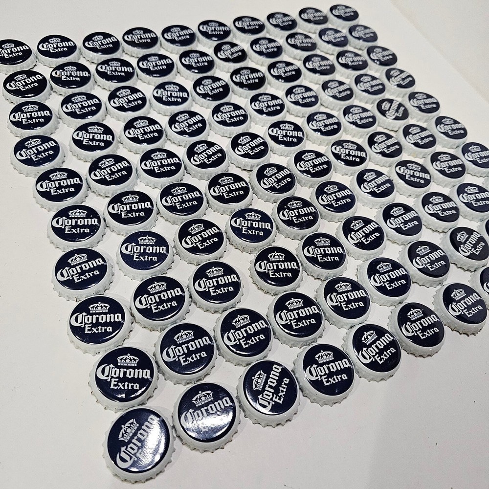 100 Corona Extra bottle caps