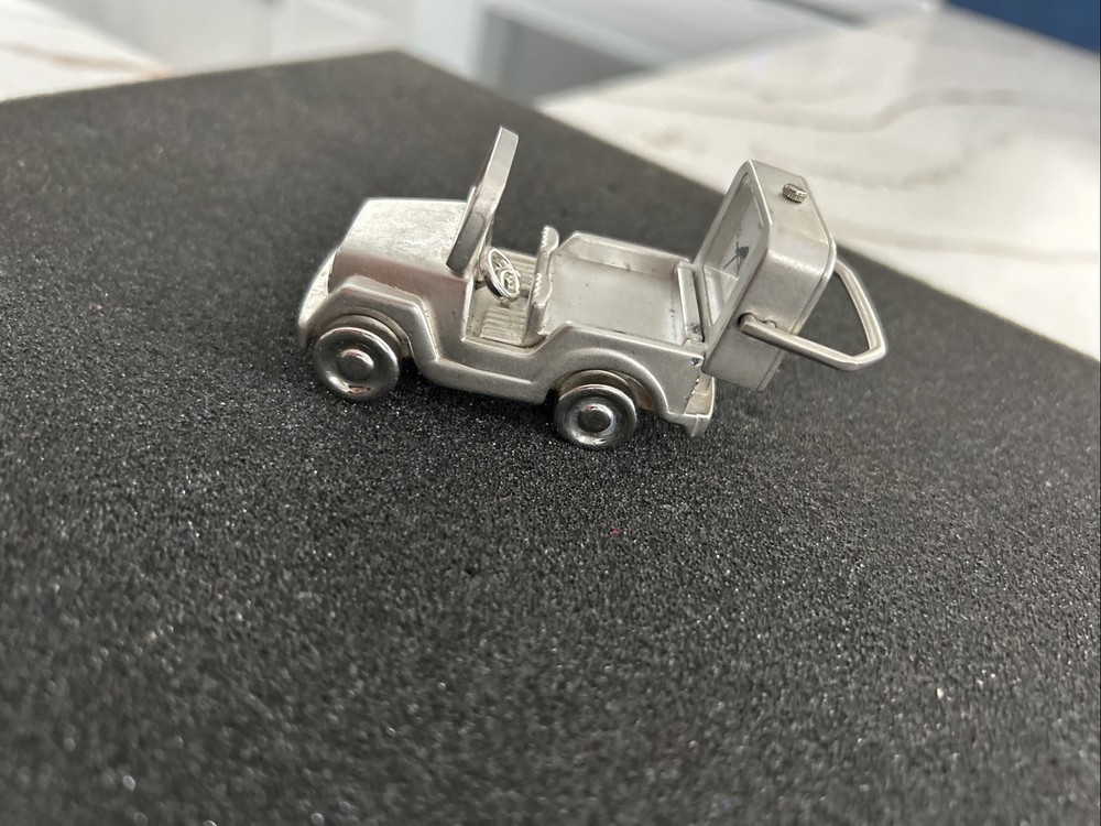 Miniature Golf Cart Clock