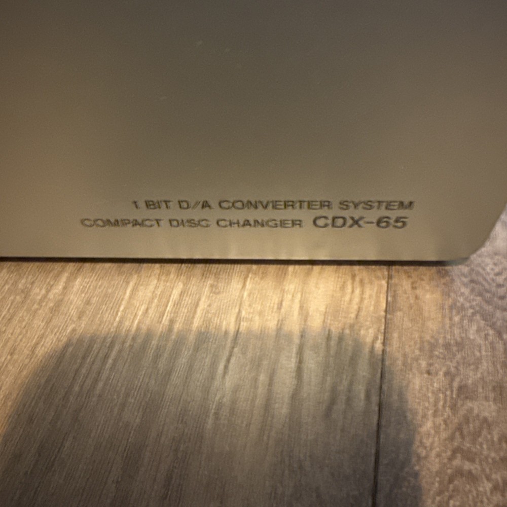 VINTAGE SONY CDX-65 10 DISC CAR AUDIO CD CHANGER UNTESTED