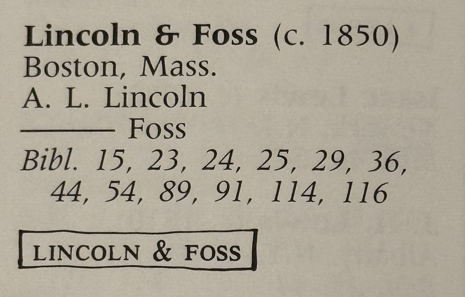 LINCOLN & FOSS Boston MA Fine & Rare Coin Silver Bovine Bone Cheese Scoop c.1850
