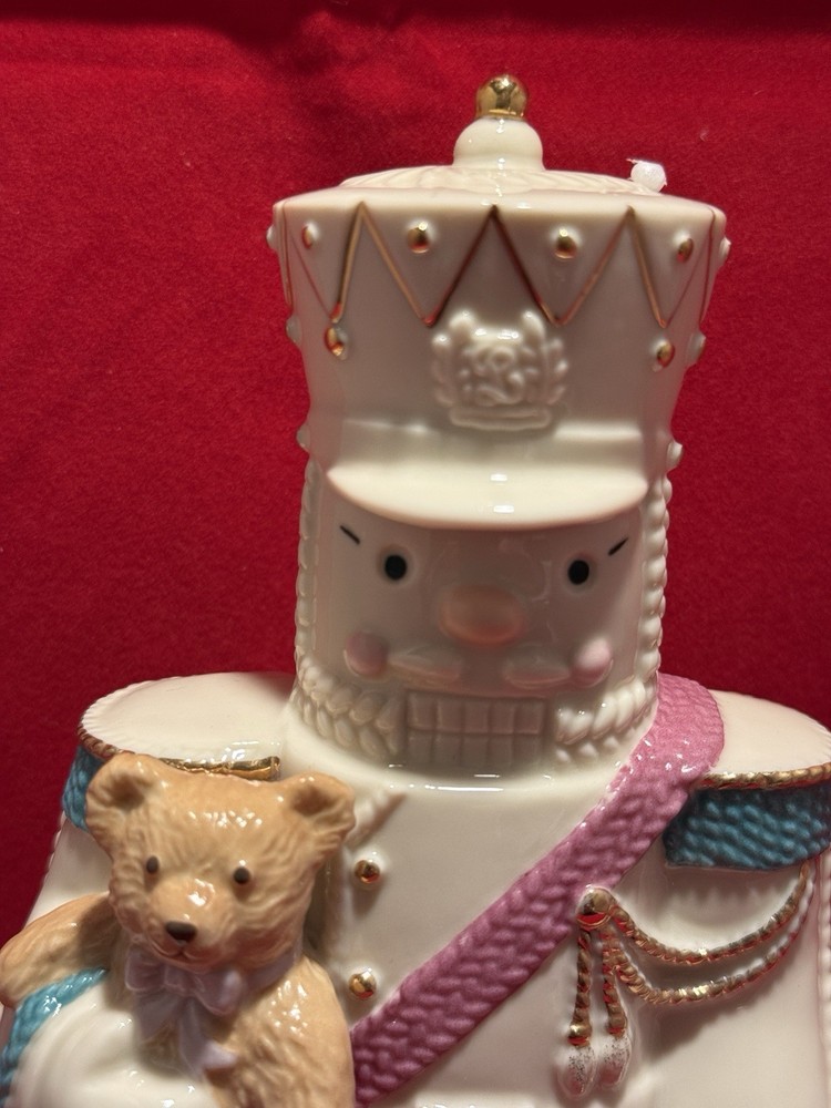 LENOX Nutcracker Sweetie With Teddy Bear In Original Box 7”