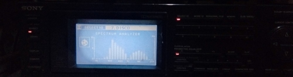 Vintage Sony Liberty SDP-V810 Digital Sound Processor Graphic Equalizer Analyzer