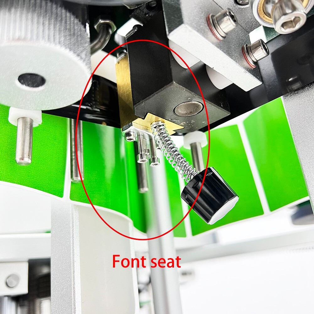 Automatic Round Bottle Labeling Machine Desktop Conveyor w/Code Printer 1.5-3.9"