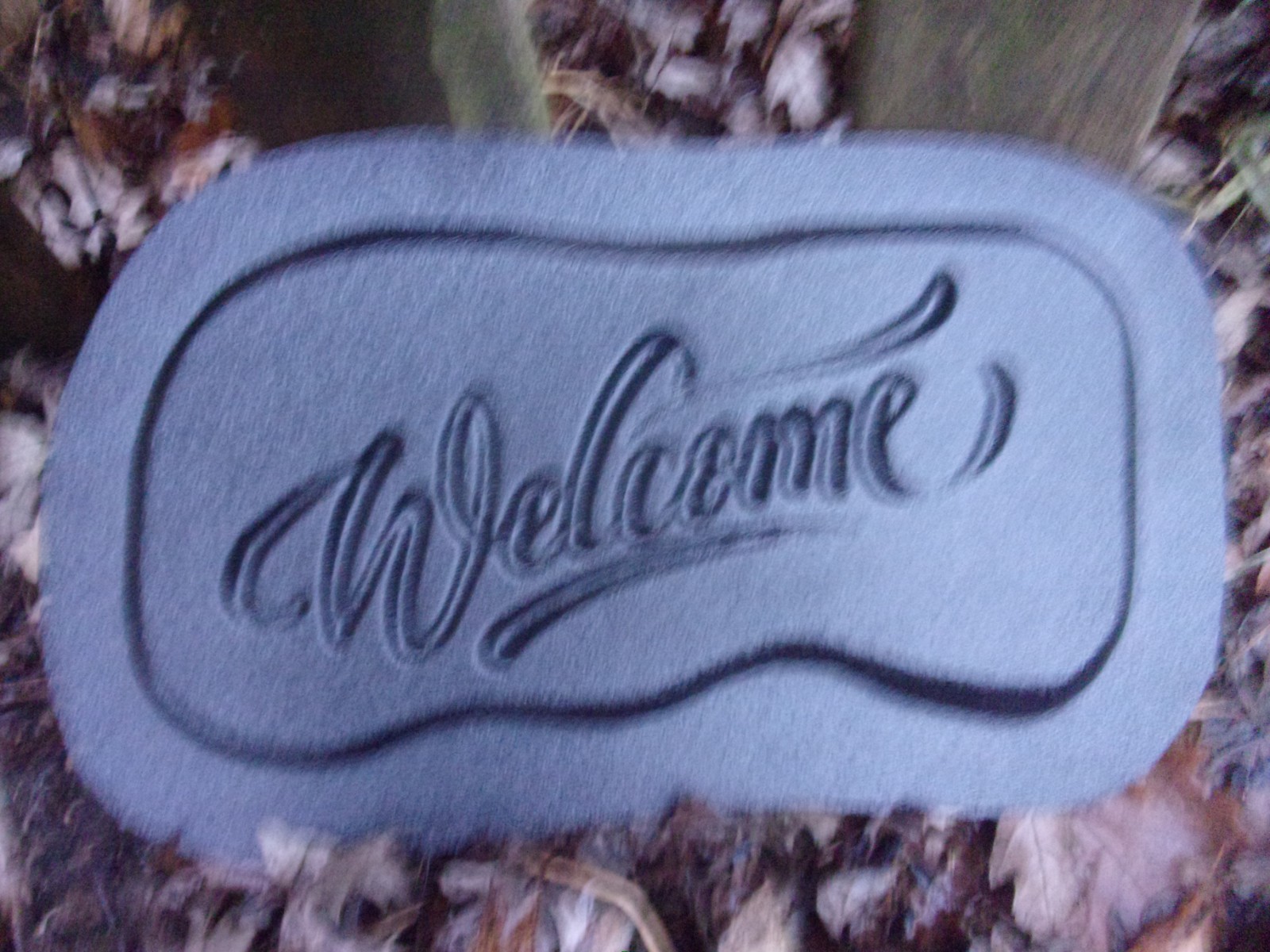 Welcome mold plaster concrete cement reusable casting mould 11" x 5" x 3/4"