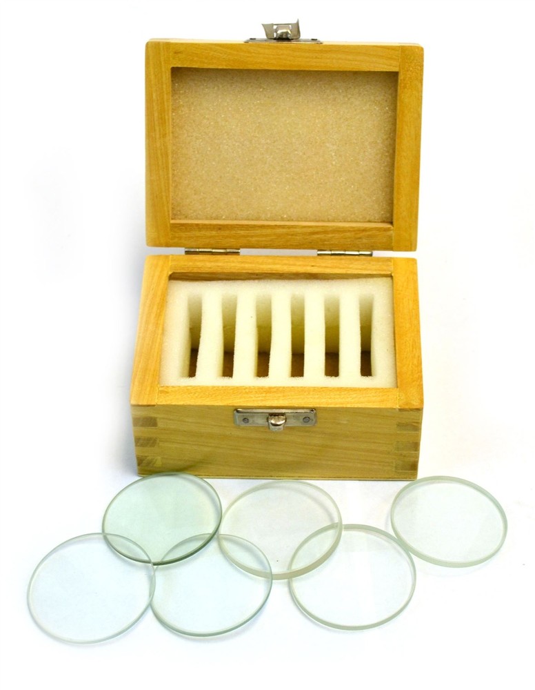 Eisco 6pc Acrylic Lens Set - 1.5" (38mm) Diameter