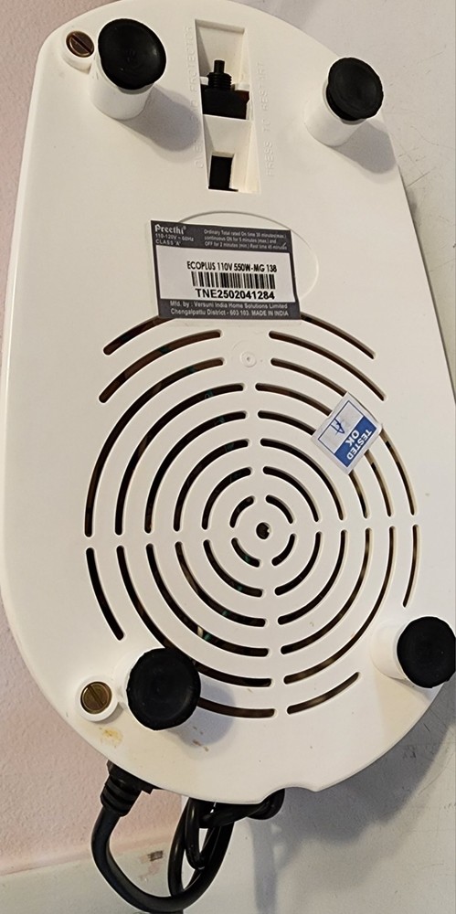 Preethi Eco plus replacement base W Stainless Jar Grinder