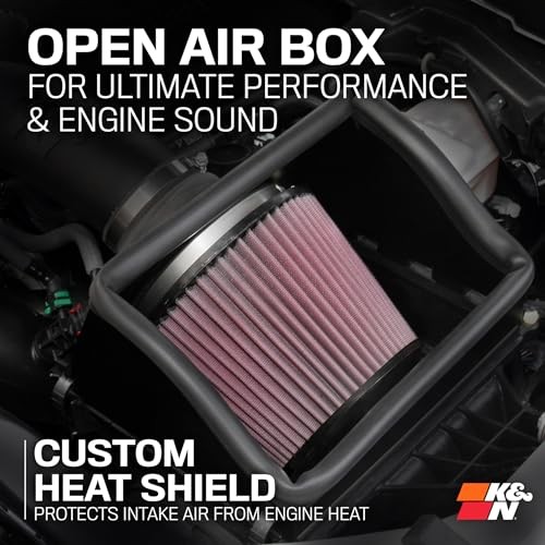 Cold: High-Flow Air Filter, Increase Performance & Towing: Air Intake System