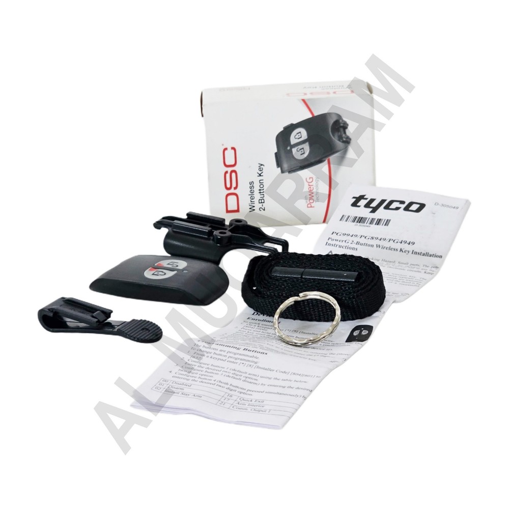DSC PowerG 2-Button Wireless Key
