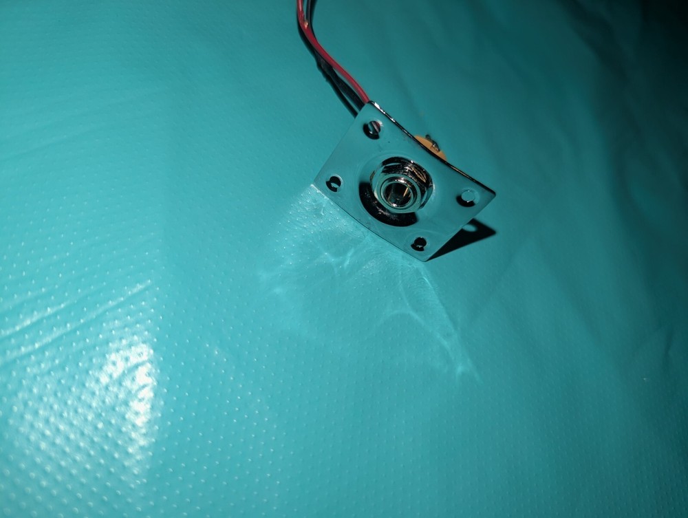 Loaded Chrome Tele Telecaster Switch Plate - Knobs - Jack Input UVAVU! #PROOF!